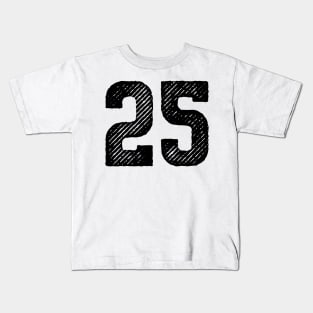 Rough Number 25 Kids T-Shirt